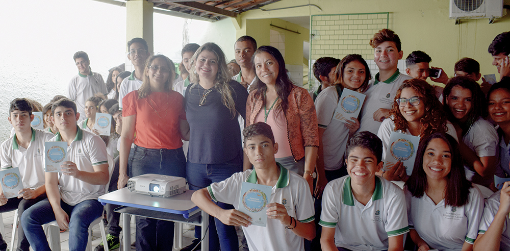 Ao todo, cerca de 90 alunos discutiram sobre a importância do controle social para o exercício da cidadania