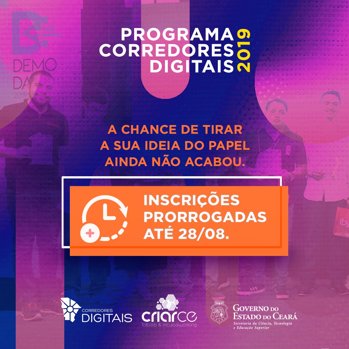 banner Inscrições para Corredores Digitais