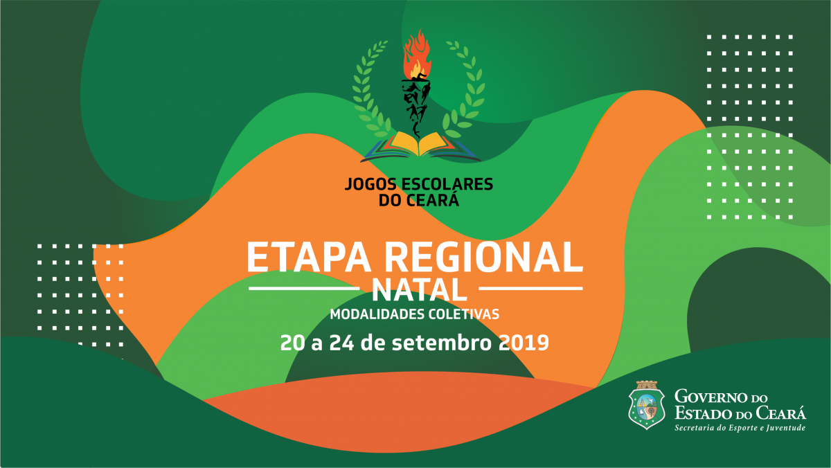 banner etapa regional dos jogos escolares