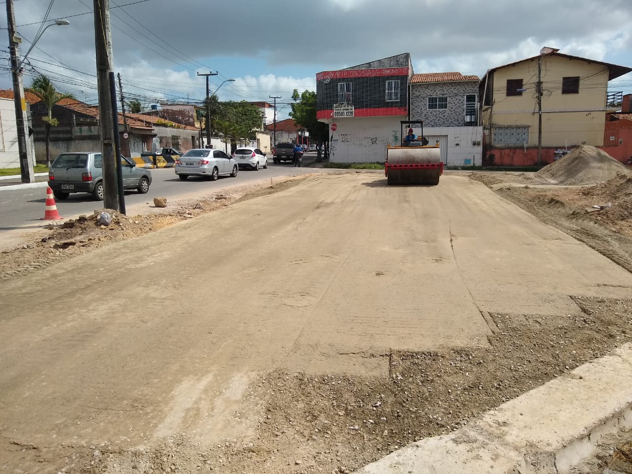 Seinfra realiza melhorias viárias no entorno da Estação Montese do VLT