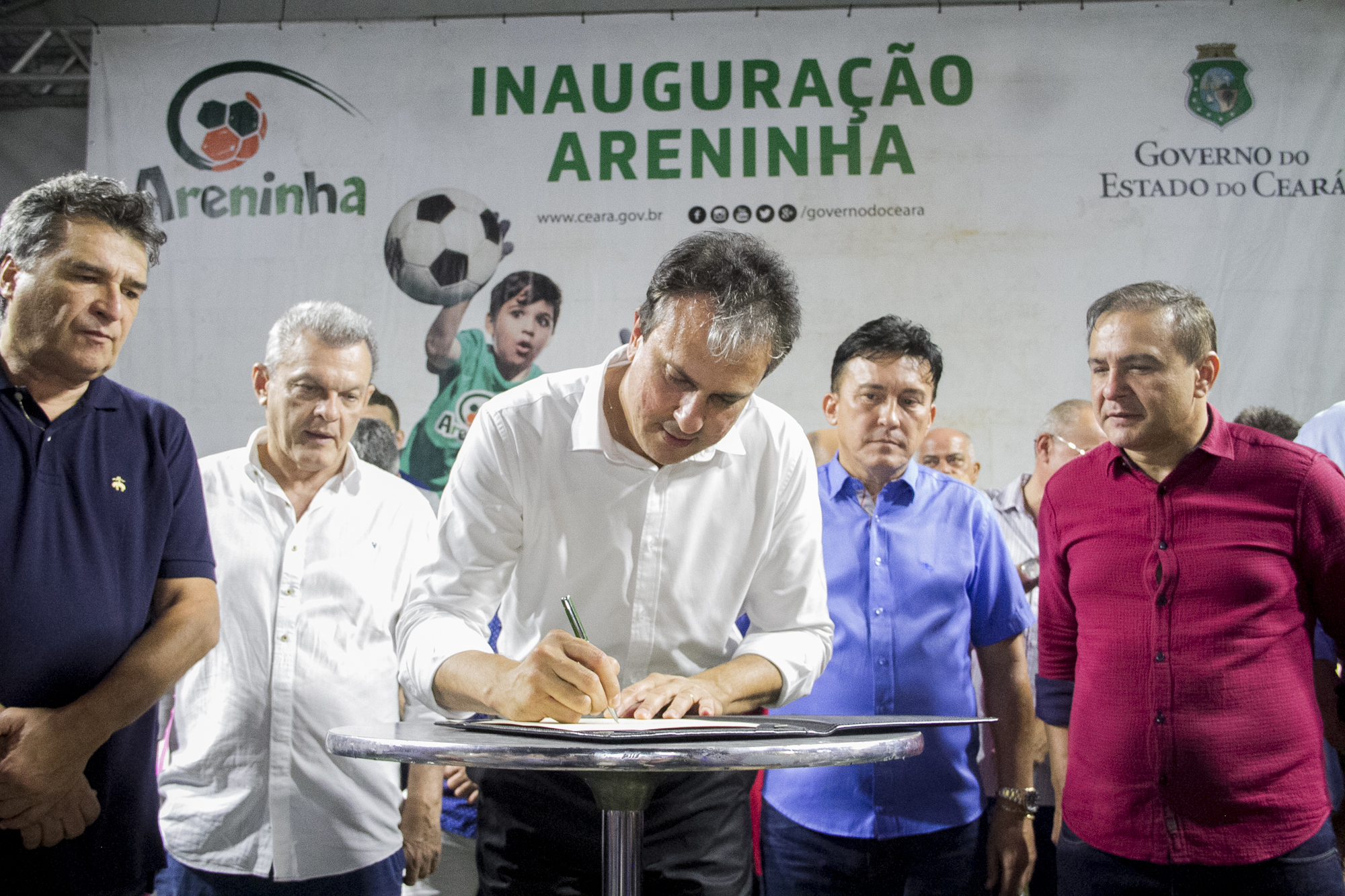 inauguração de areninha em itarema