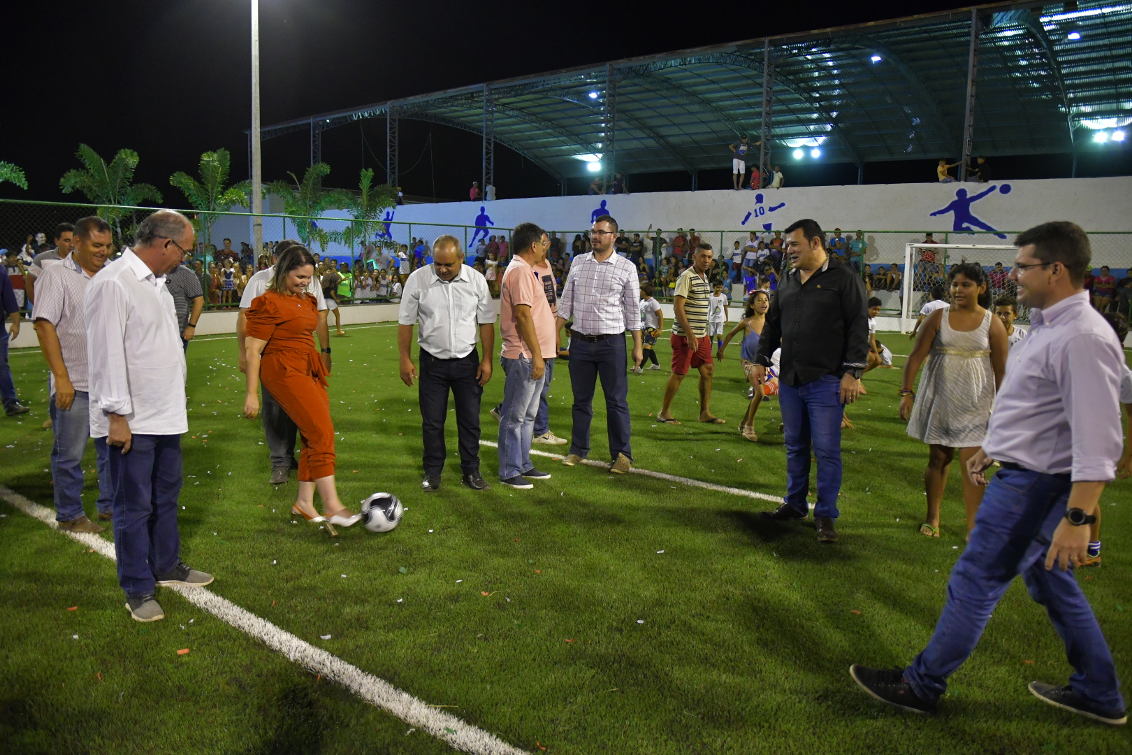 Inauguração de areninha em Catunda