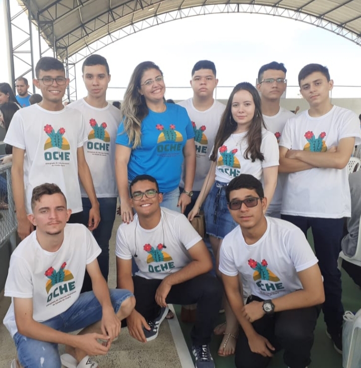 Equipe medalhista na Olimpíada de Ciências Humanas