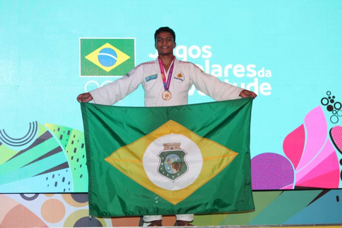 Medalhista em Judô nos Jogos Escolares da Juventude 2019