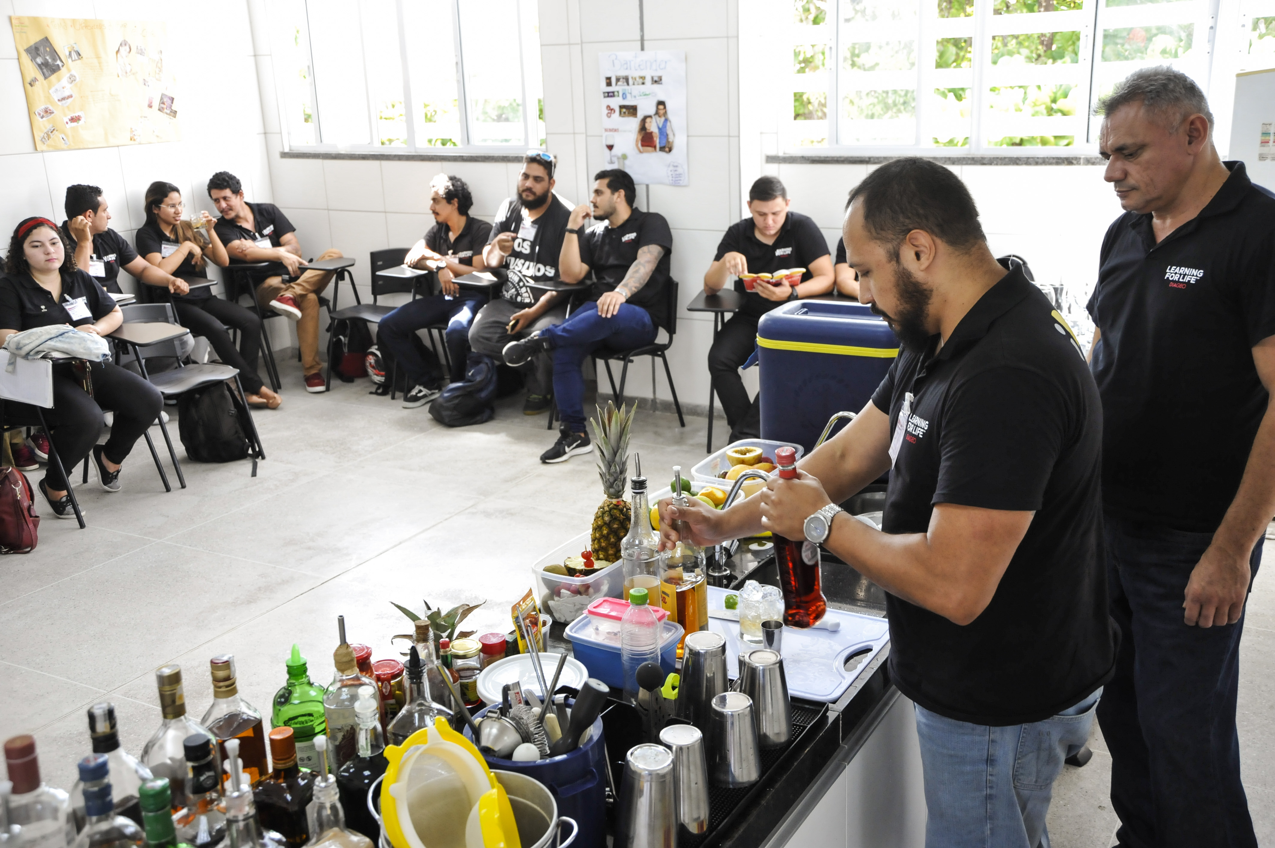 Capacitação de novos bartenders