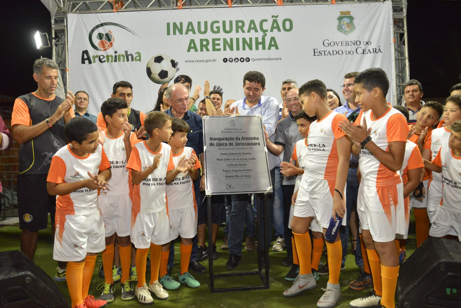 Inauguração da Areninha de Jijoca