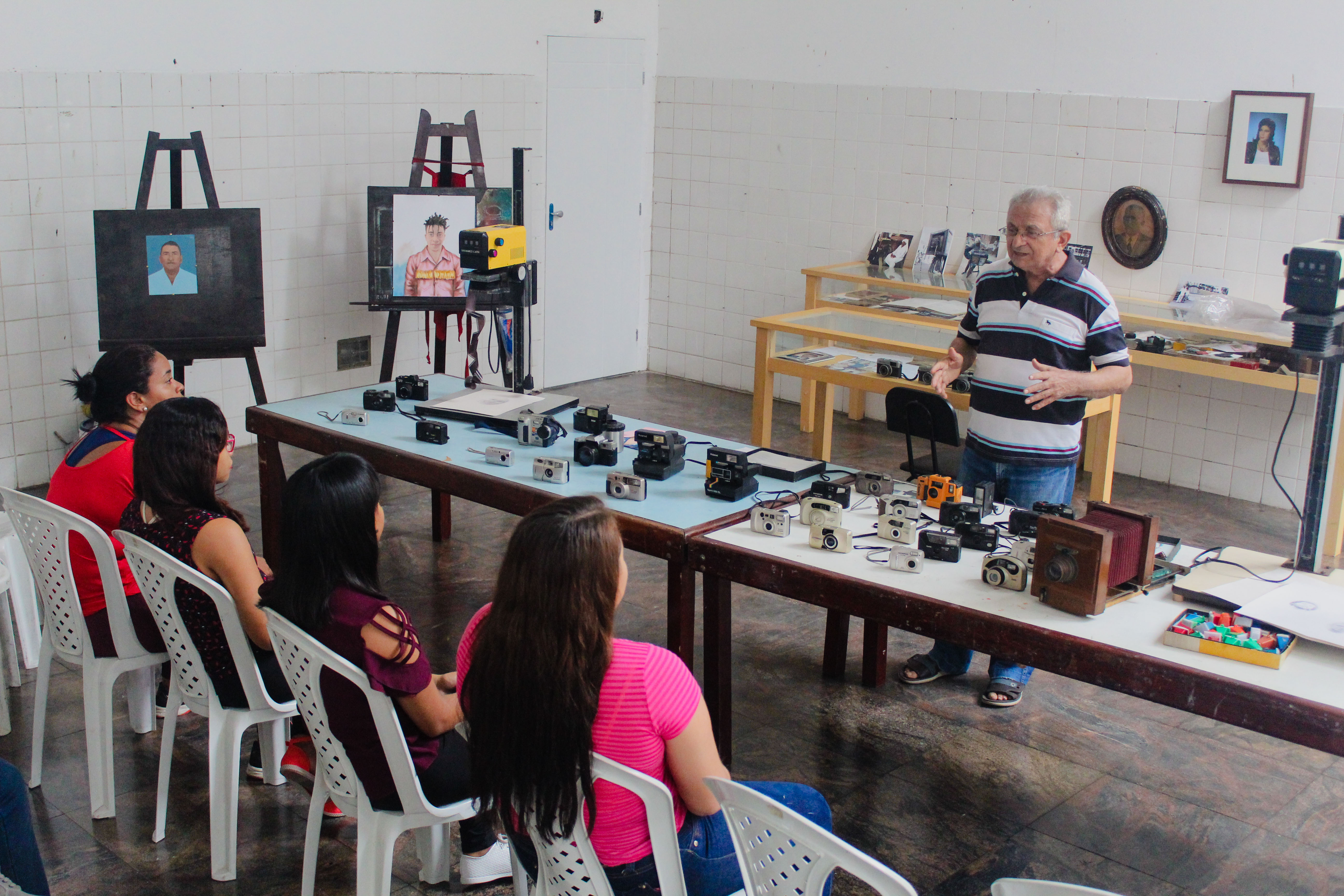 Atividade cultural realizada no Dragão do Mar