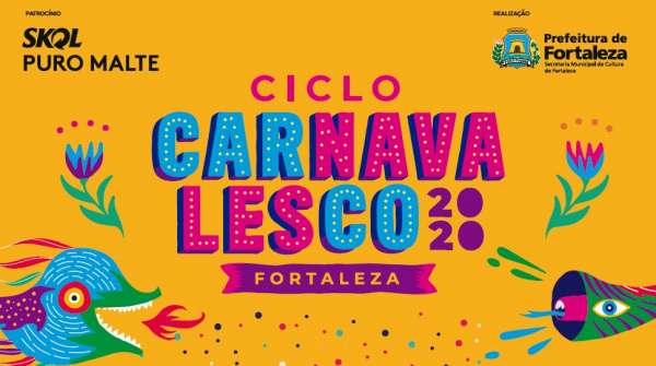 Banner pré-carnaval de fortaleza