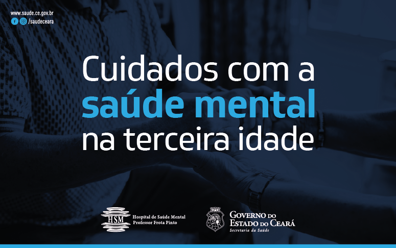 Banner cuidados com a saúde mental na terceira idade