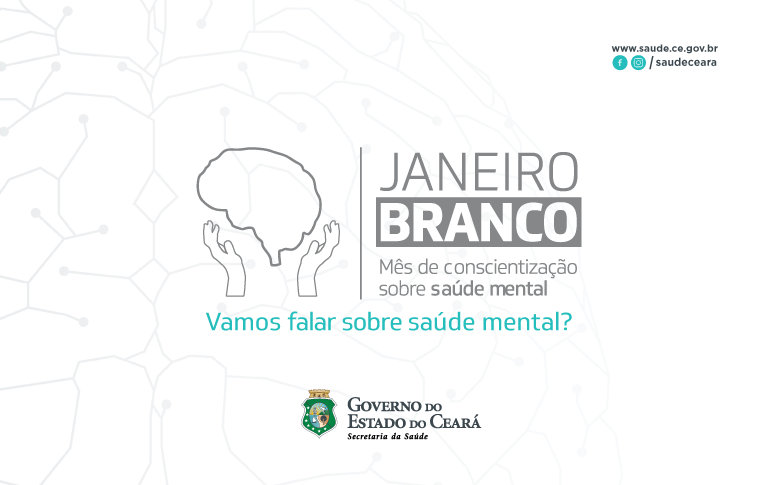 Banner do mês de conscientização sobre saúde mental