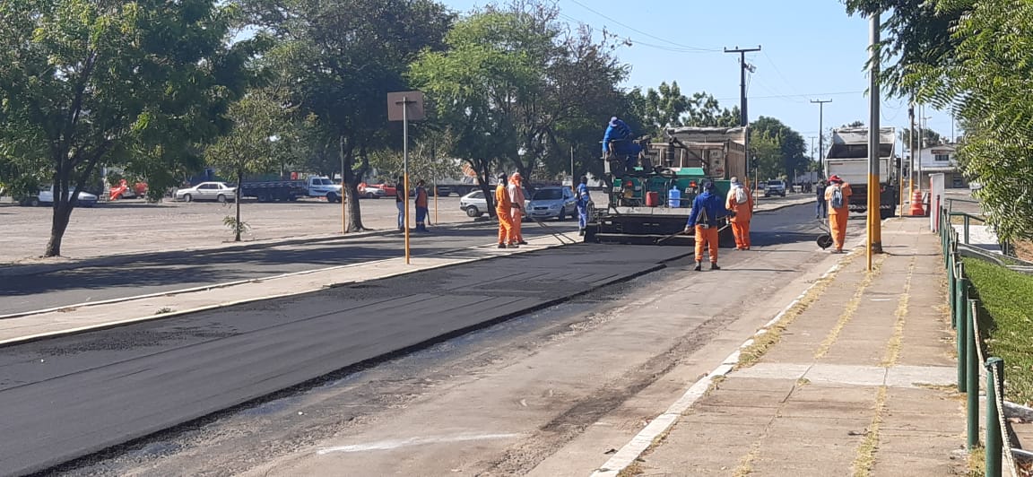 Obras nas vias de tráfego da Ceasa-CE